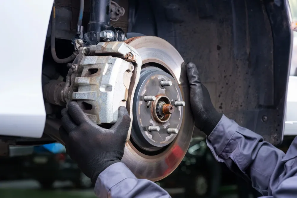 Worn-Out Brake Pads